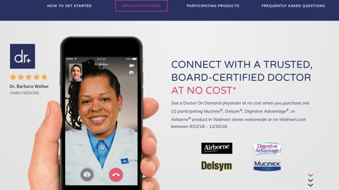 RB Walmart Doctor On Demand Website